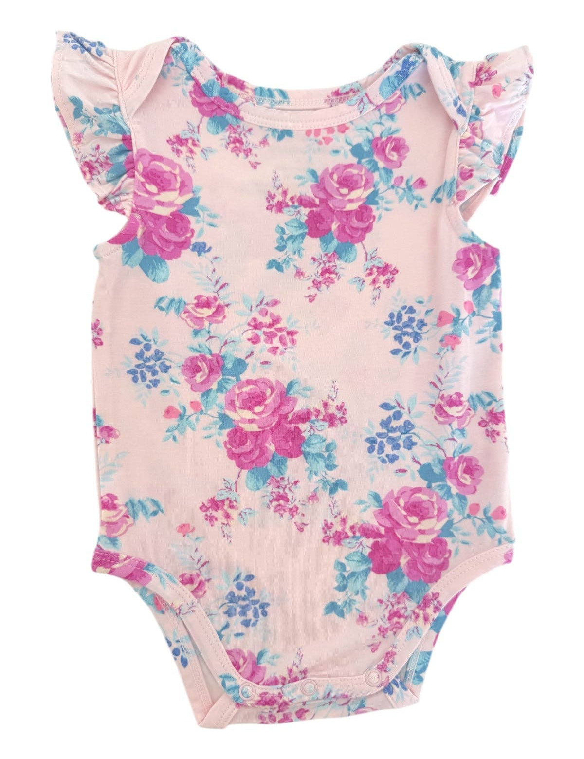 Ruffle Sleeve Bodysuit, Garden Secrets