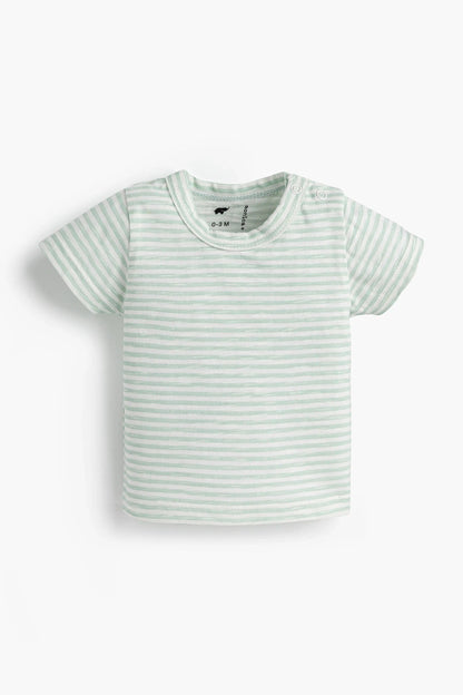 Henley Shortie Set & Bodysuit Green Cactus