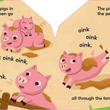 Chicks in the Barn (A Barn-Shaped Novelty Board Book for Toddlers) by Aly Fronis