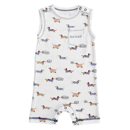 Bonjour Pup Tank Romper