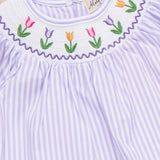 Tulip Smocked Striped Dress