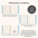 Bump For Joy Guided Journal (Blue)