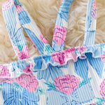 Floral Coquette Ruffle Dress