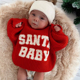 Knit Sweater, Santa Baby