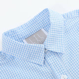 Blue Gingham Easter Bunny Dress Shirt