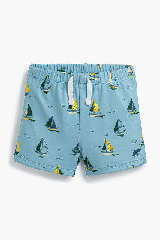Kids Swim Shorts Little Skippers on Blue