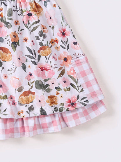 Wispy Blooms Girls Dress
