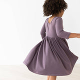 Vintage Violet 3/4 Pocket Twirl Dress