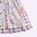 Orchid Petals Gingham Dress