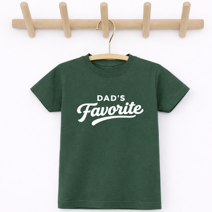 Dad's Favorite, Funny Father's Day Shirt for Kids