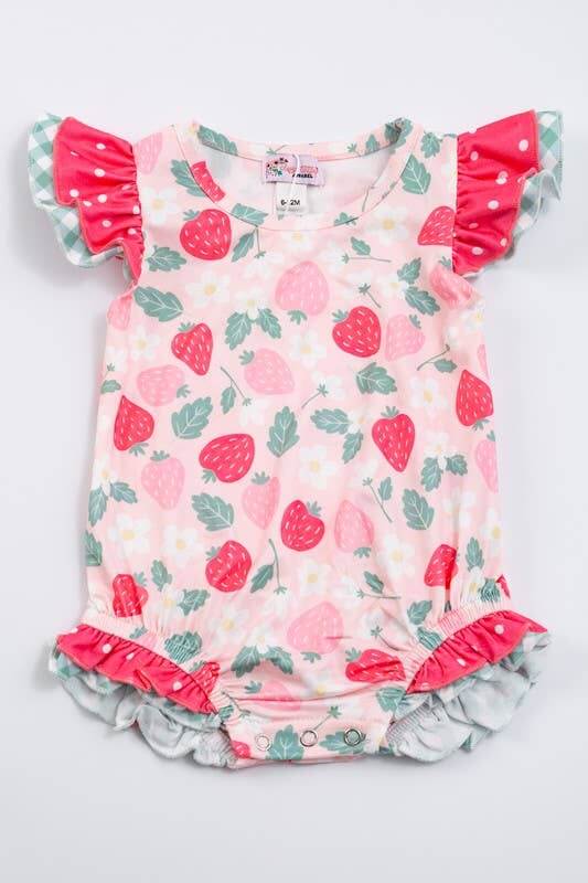 Berry Blooms Baby Summer Romper