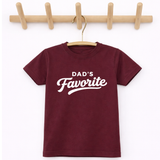 Dad's Favorite, Funny Father's Day Shirt for Kids