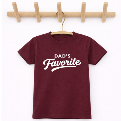 Dad's Favorite, Funny Father's Day Shirt for Kids