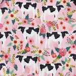 Ole' Bessie Floral Cow Romper