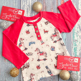 A Very Vintage Christmas Boy's Long Sleeve Top 2T