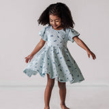 Twirl Dress- Eucalyptus