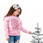Most Wonderful Time | Girls Mama Mini Christmas Sweatshirts