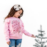 Most Wonderful Time | Girls Mama Mini Christmas Sweatshirts