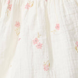 Floral Muslin Baby Girl Romper