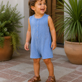 Blue Speckle / Ribbed Shortie