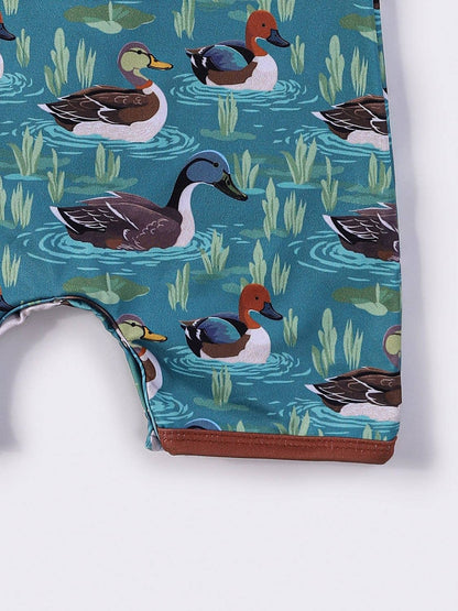 Blue Mallard Romper