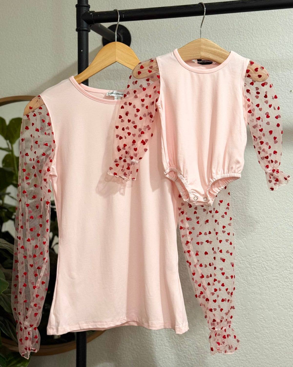 Destinee Sheer Sleeve Top & Leotard - Queen of Hearts