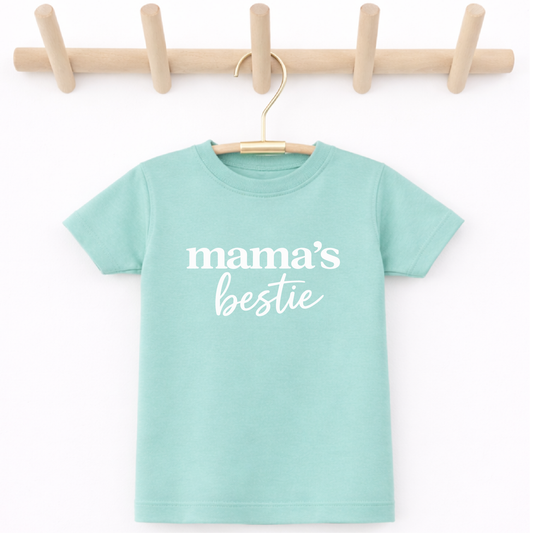 Toddler and Kids Tee, Mama's Bestie Shirt