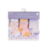 Baby Socks Trio Mushy Love