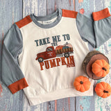 Take Me to the Pumpkin Patch Boy's Long Sleeve 6y