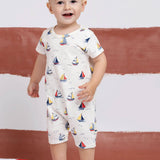 Baby Slub Shorty Romper | Little Skippers