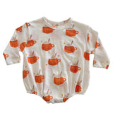 Pumpkin Mug / Organic Long Sleeve T-Shirt Bubble