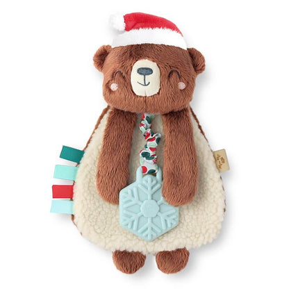 Holiday Itzy Lovey™ Plush + Teether Toy: Penguin - Evvie Bean's Baby Boutique