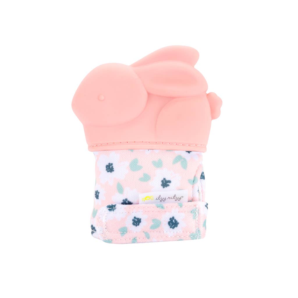 Itzy Mitt™ Silicone Teething Mitts Bunny