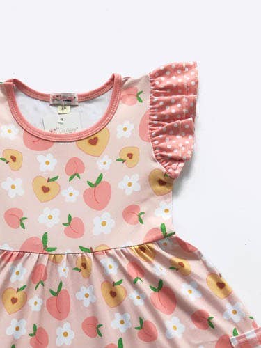 Peach Blossom Girls Dress