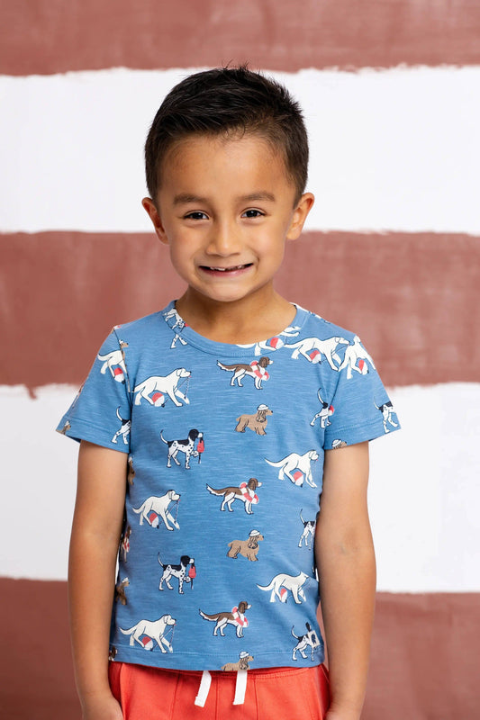 Kids Short Sleeve Crewneck Tee | Nantucket Pups