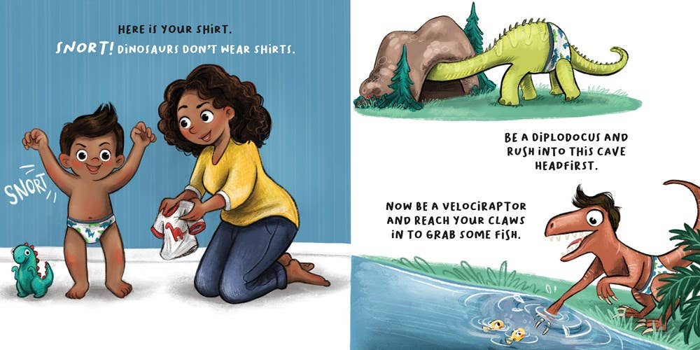 How to Dress a Dinosaur Board Book