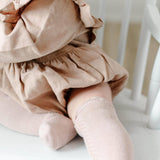Gabriella Longsleeve Romper with Bow