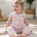 Little Cowgirl Patchwork Romper