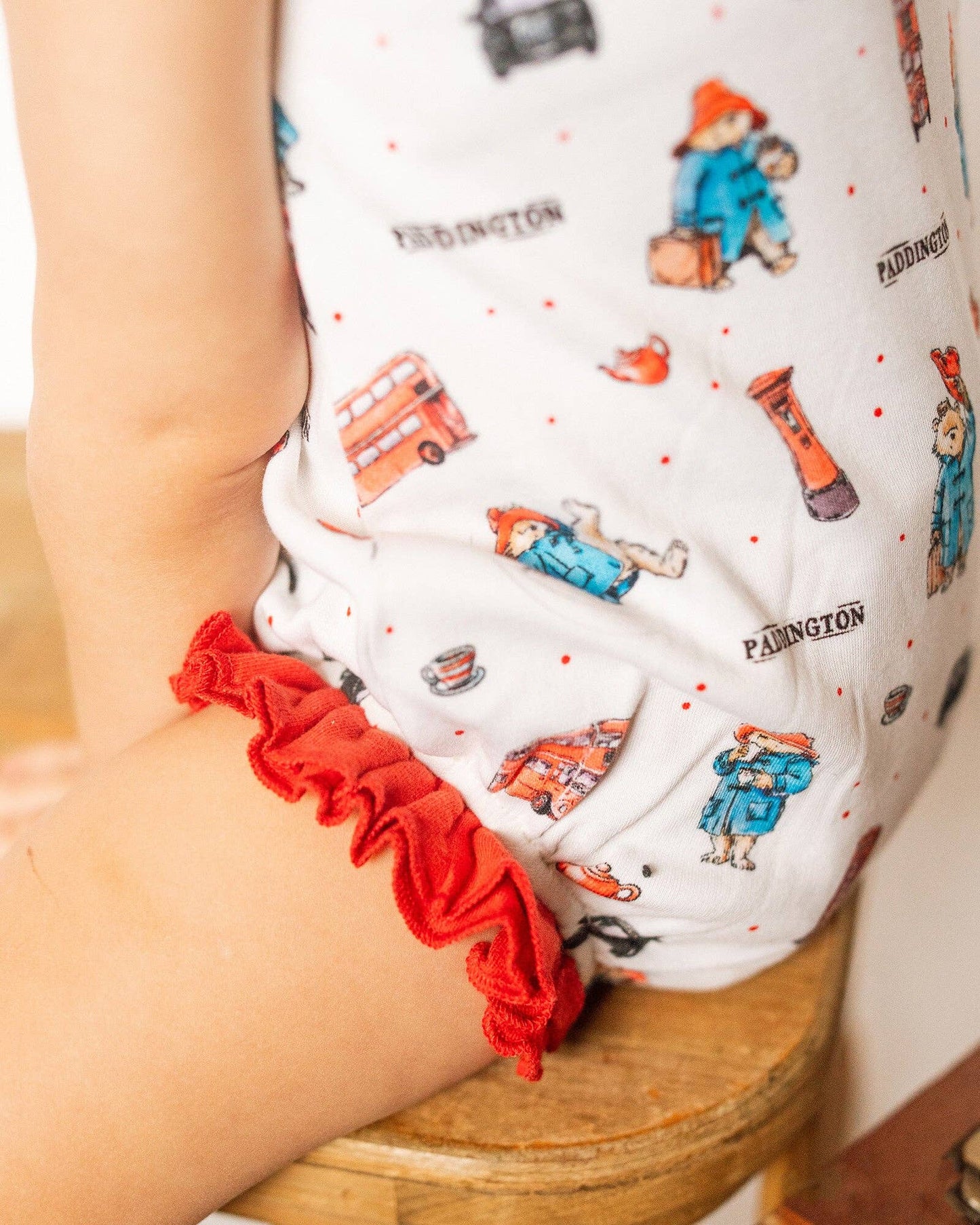London Paddington™ | Organic Bowtie Shoulder Bodysuit