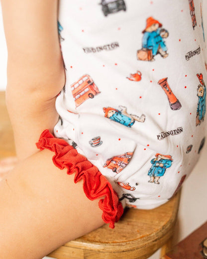 London Paddington™ | Organic Bowtie Shoulder Bodysuit