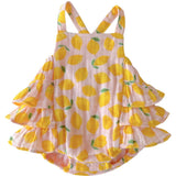 Lemon Sorbet / Muslin Ruffle Sunsuit