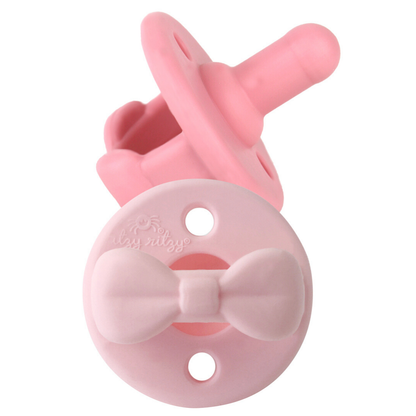 *NEW SIZE* Sweetie Soother™ Pacifier Sets (2-pack) Pink Bows