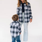Lightweight Navy Flannel - Child