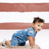 Baby Slub Shorty Romper | Nantucket Pups