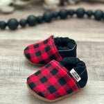 Red Buffalo with Black Heel 0-3 Months