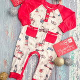 A Very Vintage Christmas Infant Boy's Onesie 12-18m