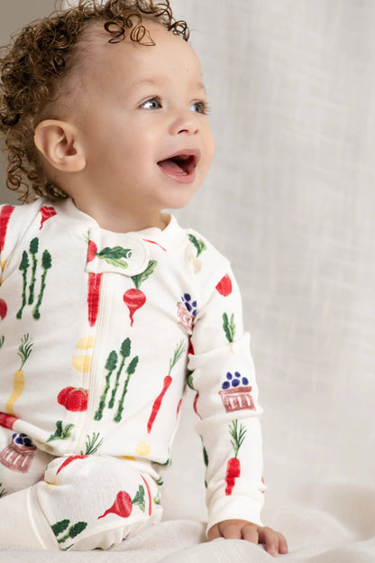 One-Piece Baby Pajamas | Farmers Market Haul