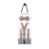 Bow Tie + Suspender Set  |Baby accessory, baby boy