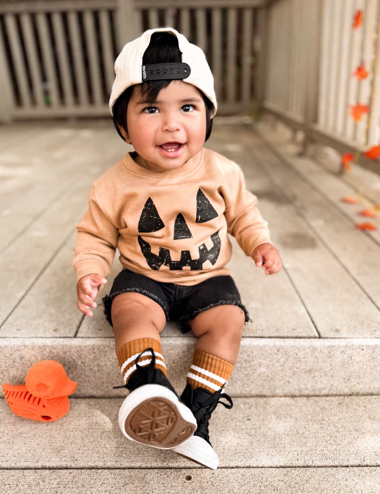 Halloween Smiles Pumpkin Crewneck