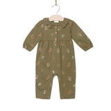 Lichen Mushrooms Frill Collar Romper | Cotton | 0-24m
